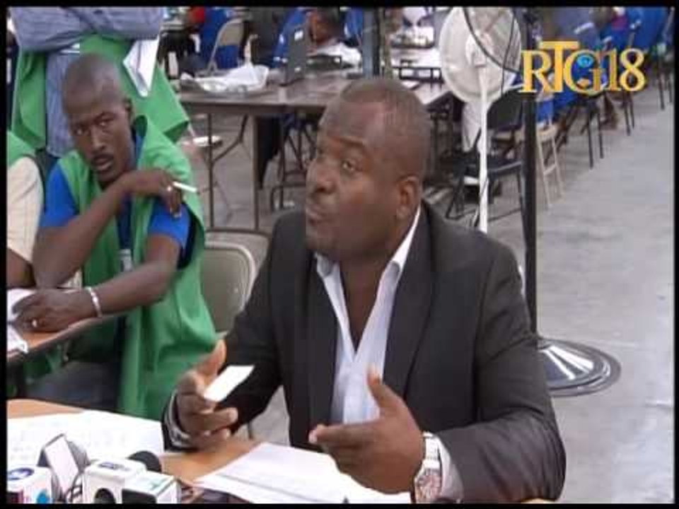 Haïti / Élections.- Processus de vérification des procès-verbaux,  au Centre de tabulation des votes