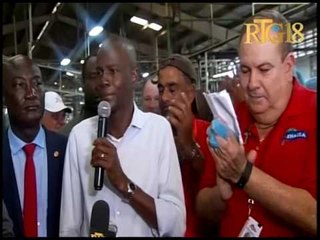 Le Président de la République Jovenel Moïse a effectué une visite à la compagnie SHAISA