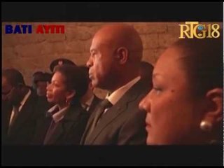 Visite de l'ancien Président Michel Joseph  Martelly au Fort de Joux.