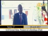 Le Président de la République, Jovenel Moïse a visité l'usine caribbean manufacturing S.A