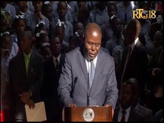Haïti.- Inauguration de l'École Nationale République du Chili, ce lundi 27 mars 2017.