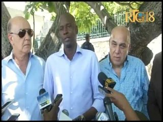 Visite du Président Jovenel Moise à El Rancho