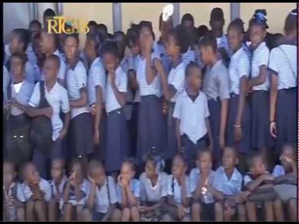 Haïti.- Cérémonie d'inauguration de l'école nationale Guillaume Manigat