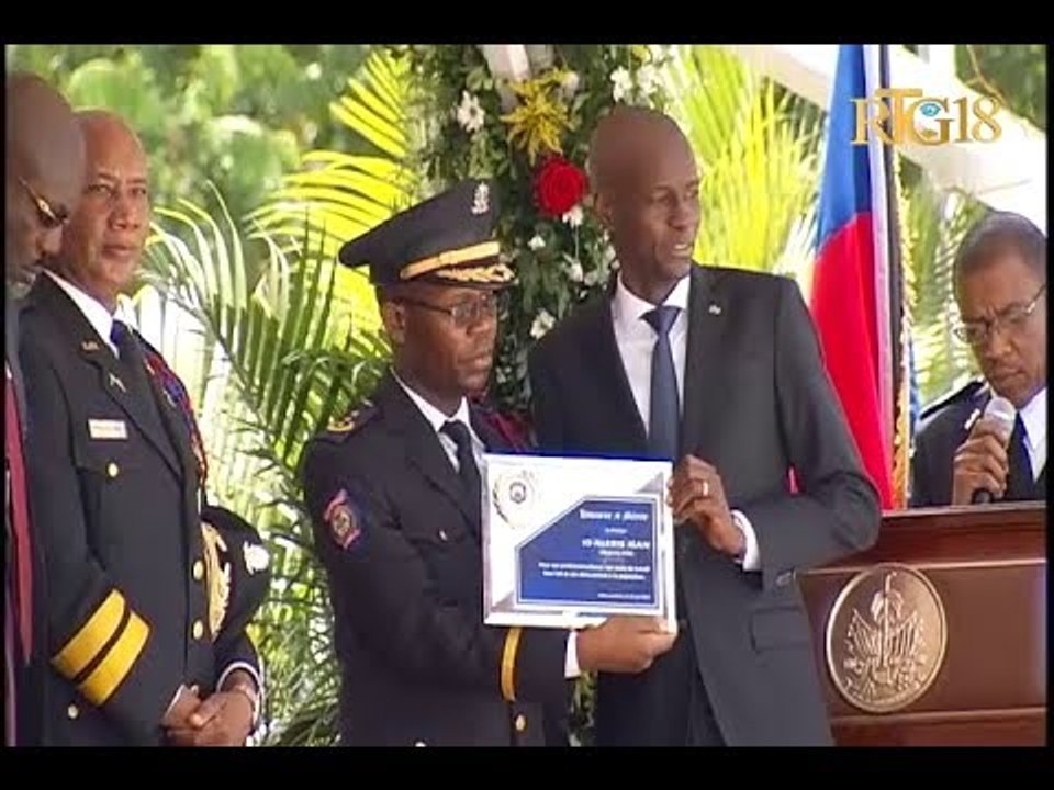 Le Président Jovenel Moïse participe à la célébration du 22ème anniversaire de la PNH