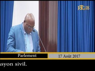 Parlement haïtien / 17 Août 2017