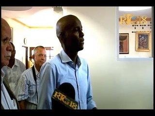 Le Président de la République, Jovenel Moïse accueille à l'Aéroport international Toussaint