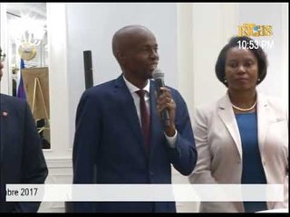 ONU.- Cocktail de bienvenue pour le président Jovenel Moïse