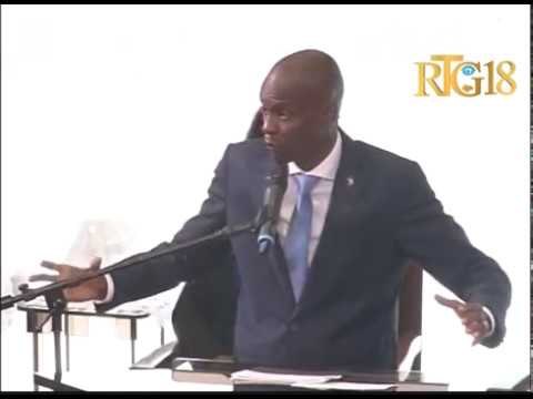 L'intervention du président Jovenel Moïse à l'Eglise chrétienne croisade évangélique
