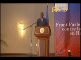 Le Président Jovenel Moïse a participé au lancement du Front Parlementaire contre la Faim