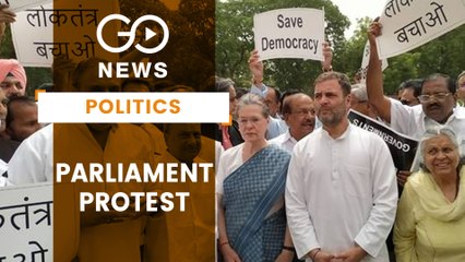 Opposition Protest Against Karnataka & Goa Chaos 6 views