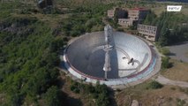 Explore GIANT abandoned USSR-era radio telescope hidden in Armenian mountains