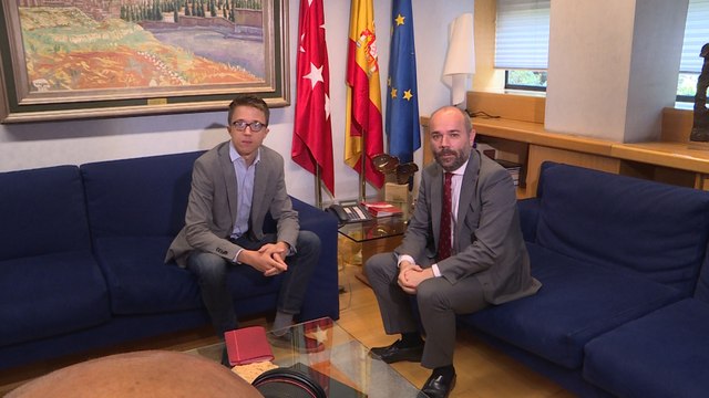 Íñigo Errejón se reúne con Juan Trinidad
