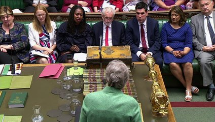 May challenges Corbyn on anti-Semitism