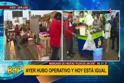 Mercado de Frutas: ambulantes y vehículos continúan en alrededores pese a desalojo