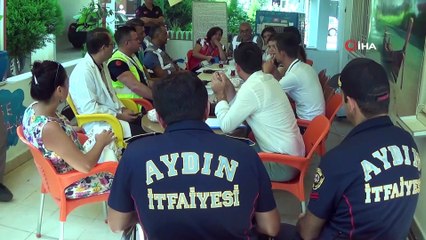 Özel Ege Liva Hastanesi’ndeki tatbikat gerçeği aratmadı