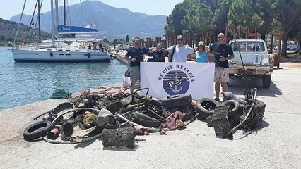 Καθαρισμός βυθού στην Επίδαυρο από την ομάδα We Dive We Clean