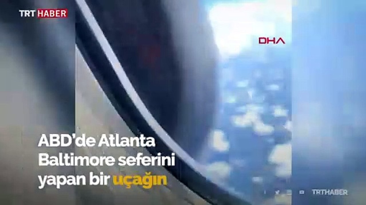 Motoru arızalanan uçak acil iniş yaptı