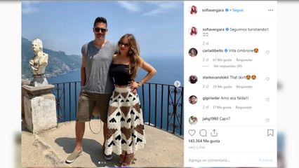Sofía Vergara disfruta de su cumpleaños con su marido en Italia