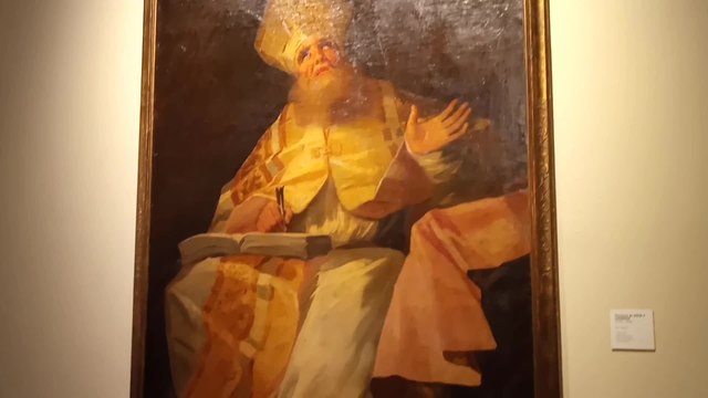 El Museo Goya de Ibercaja exhibe el cuadro 'San Agustín'