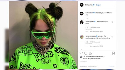 Billie Eilish no aclara si habrá colaboración con Justin Bieber