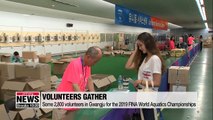Some 2,800 volunteers in Gwangju for the 2019 FINA World Aquatics Championships