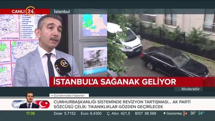 İstanbul'da sağanak yağış