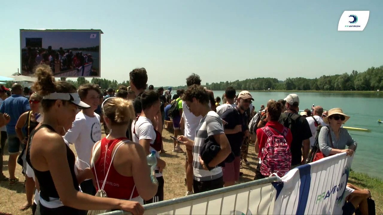 Championnat de France J16 Bateaux longs Libourne 2019 - Finale du skiff hommes-J16H1x