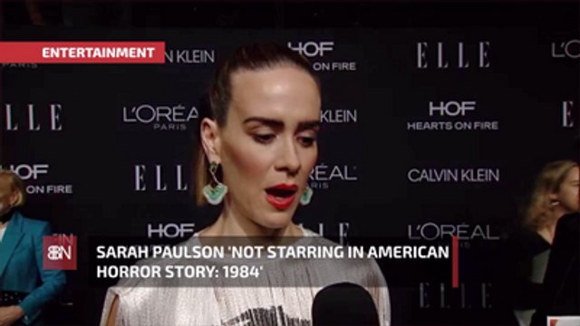 Sarah Paulson Taking A Break From American Horror Story