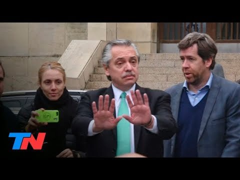 Fue siempre una opinión : Alberto Fernández relativizó sus propias palabras ante la Justicia