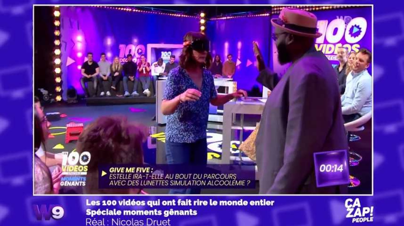 Estelle Denis met (involontairement) une gifle à Issa Doumbia