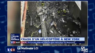 Crash d'un hélicoptère à New York