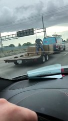 Strange Way to Secure a Load