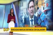 Legisladores opinan ante eventual reelección de Salaverry a la presidencia del Congreso