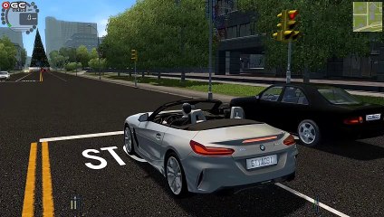 City Car Driving Simulator "Bmw Z4 M40i 2019" Traffic Fast Driver Games FHD #10