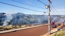 Incêndio ambiental mobiliza equipes ao Presidente