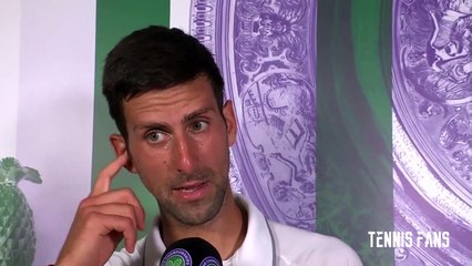 Novak Djokovic "Exactly what I needed..." - Wimbledon 2019 (HD)