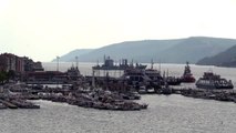 İtalyan ve Fransız savaş gemileri Çanakkale Boğazı'ndan geçti