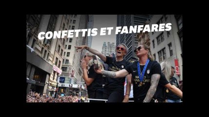 La folle parade new-yorkaise des championnes du monde américaines