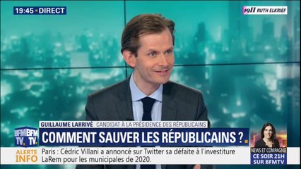 Guillaume Larrivé: "Le parti des Républicains est menacé de devenir un petit parti de protestation"