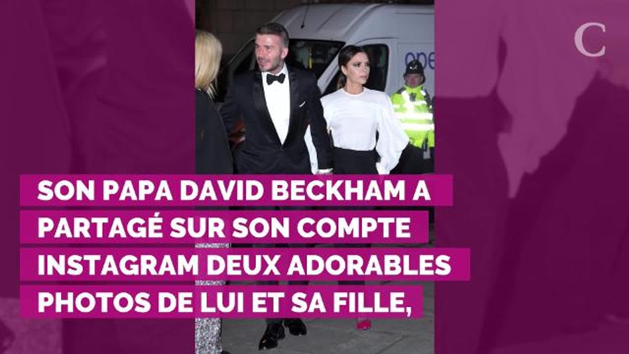 PHOTOS. Harper Beckham : ses parents et ses frères lui adresse...