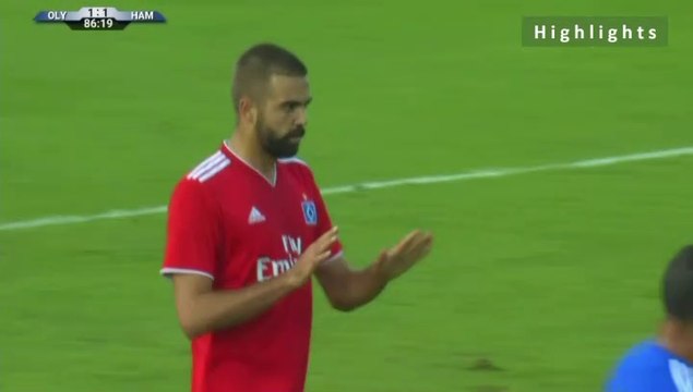 1-1 Lukas Hinterseer Goal - Olympiakos Piraeus 1-1 Hamburger SV - 10.07.2019