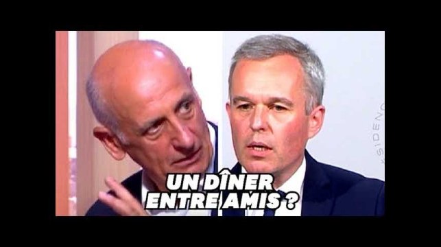 Pas de diners entres amis ? Aphatie, invité de Rugy, ne semble pas de cet avis