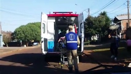 Mulher tem lesão no joelho após sofrer queda no Universitário