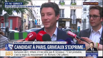 Benjamin Griveaux: "Je mesure l'immense honneur et la responsabilité que m'a fait la commission nationale d'investiture"
