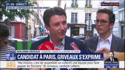 Benjamin Griveaux: "Le prochain maire de Paris doit être le maire de tous les Parisiens, pas le maire d'un clan"