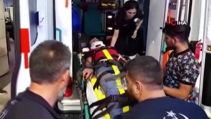 Motosiklet uçuruma yuvarlandı: 2 yaralı