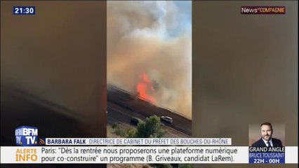"Ce serait un incendie accidentel", explique la directrice de cabinet du préfet des Bouches-du-Rhône