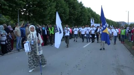 "Barış Yürüyüşü" Potoçari Anıt Mezarlığı'nda sona erdi