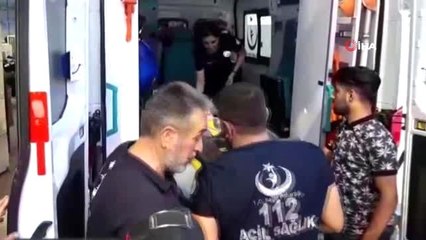 Motosiklet uçuruma yuvarlandı: 2 yaralı