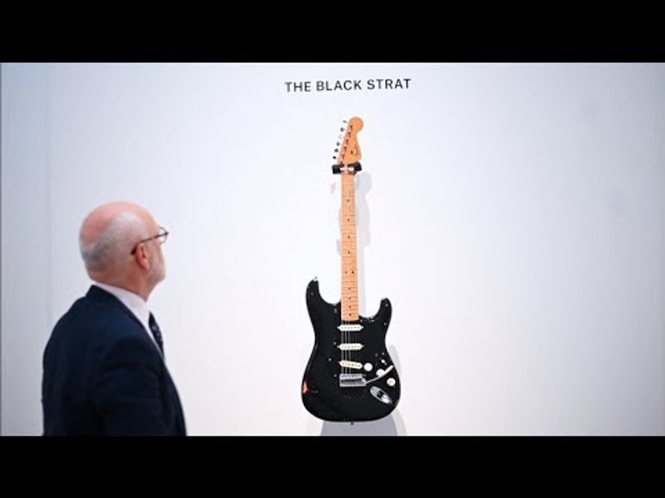 Guitars of Pink Floyd star David Gilmour go on sale at Christie's
